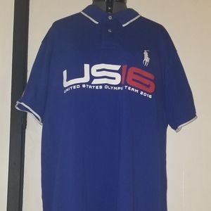 Rare Polo USA 2016 Olympic Team Fit Polo